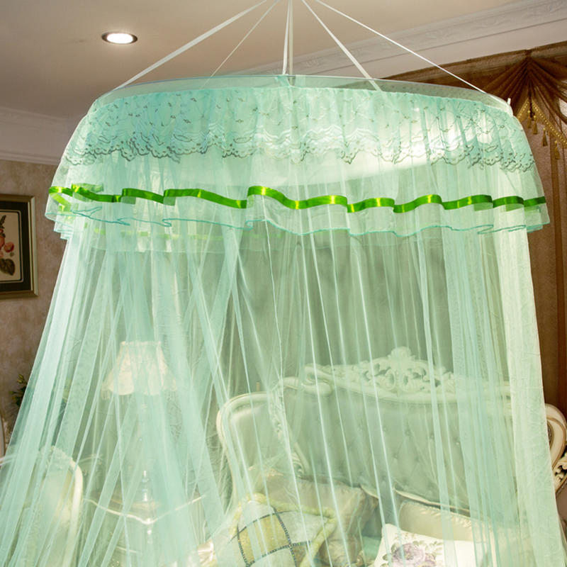 Indoor Bed Netting Princess Hanging Round Canopy Comfy Student Home Repellents Mosquito Net