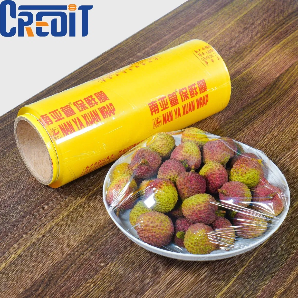 Customized Food Grade 11mic PVC Cling Film Factory Direct Supply