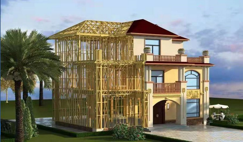 High Quality Light Steel Villa House for Living Home