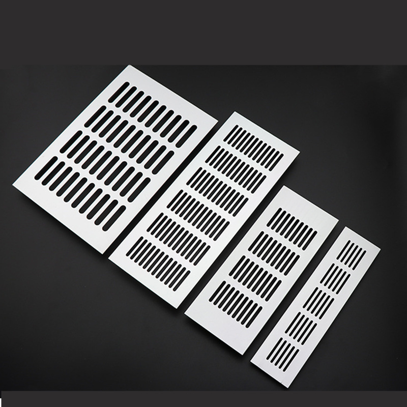 Aluminum Alloy Air Vent Plate Ventilation Grille for Closet Shoe Cupboard Decorative Cover