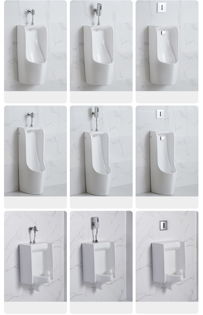 Sensing Urinal Wall-Mounted Household Ceramic Urinal for Men