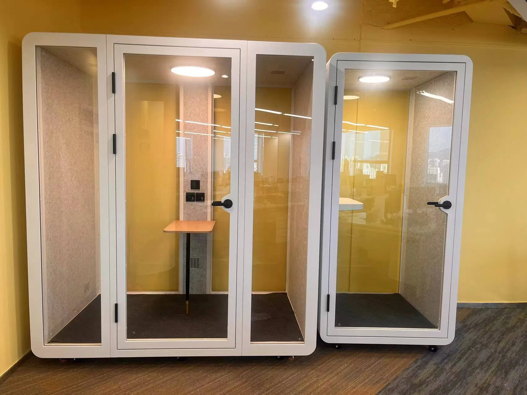 Soundproof Booth Compact Acoustic Workspaces for Focused Collaboration Meeting Office Pod