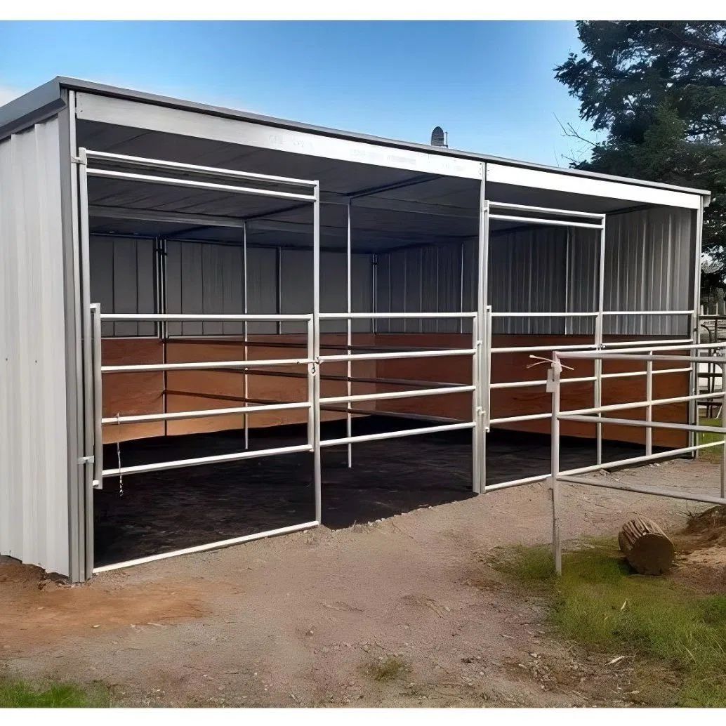 Promotion Customized Outdoor Portable Horse Stable Shelters 3m 3.6m 4m