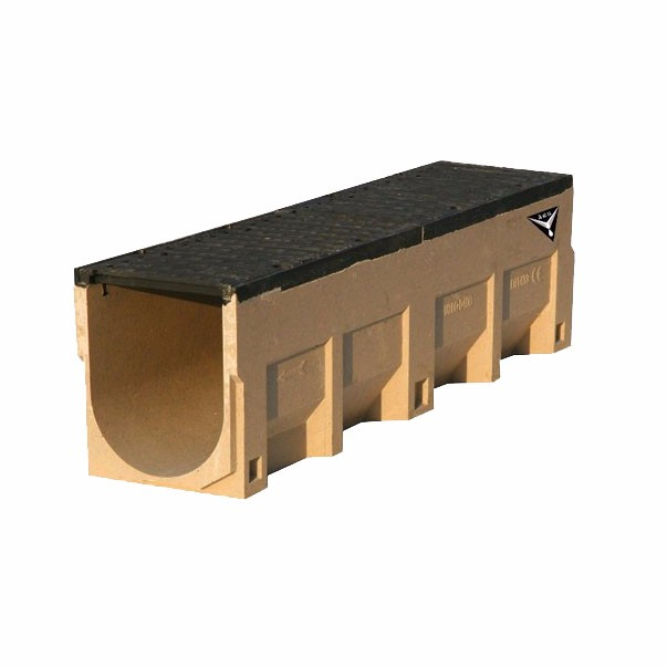 OEM Garden Drainage Galvanized Steel Drainage with Perforated Grating