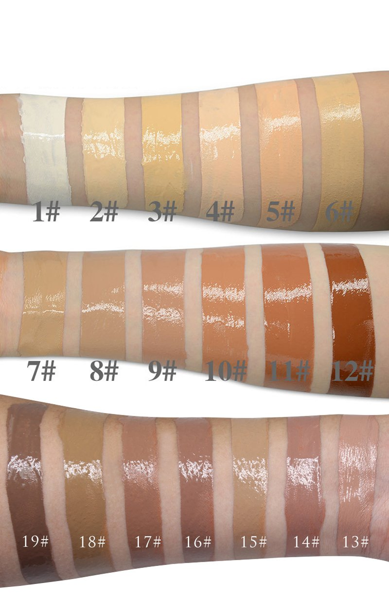 Foundation Continuous Color Correction Private Label Makeup Correct Liquid