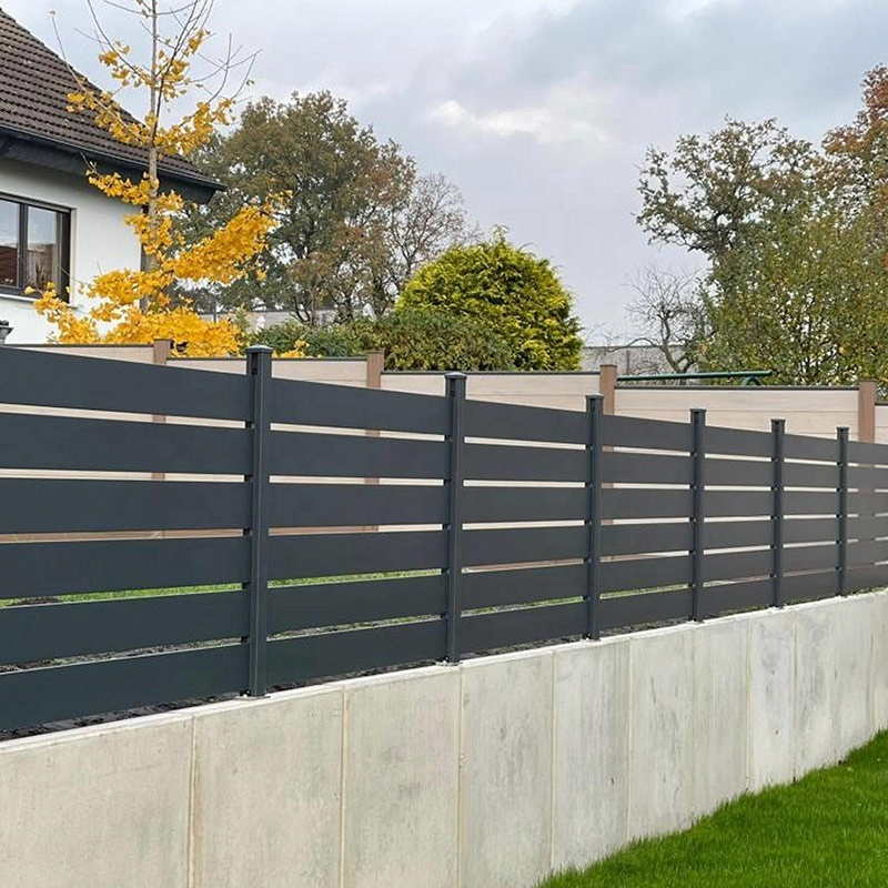 Popular Wood Plastic Composite Home Garden Fence WPC Exterior Wall WPC Fence