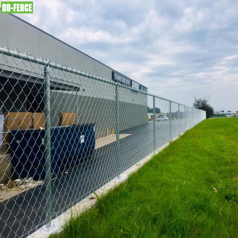 High Security Diamond Hole Sports Playground Garden Chain Link Fence