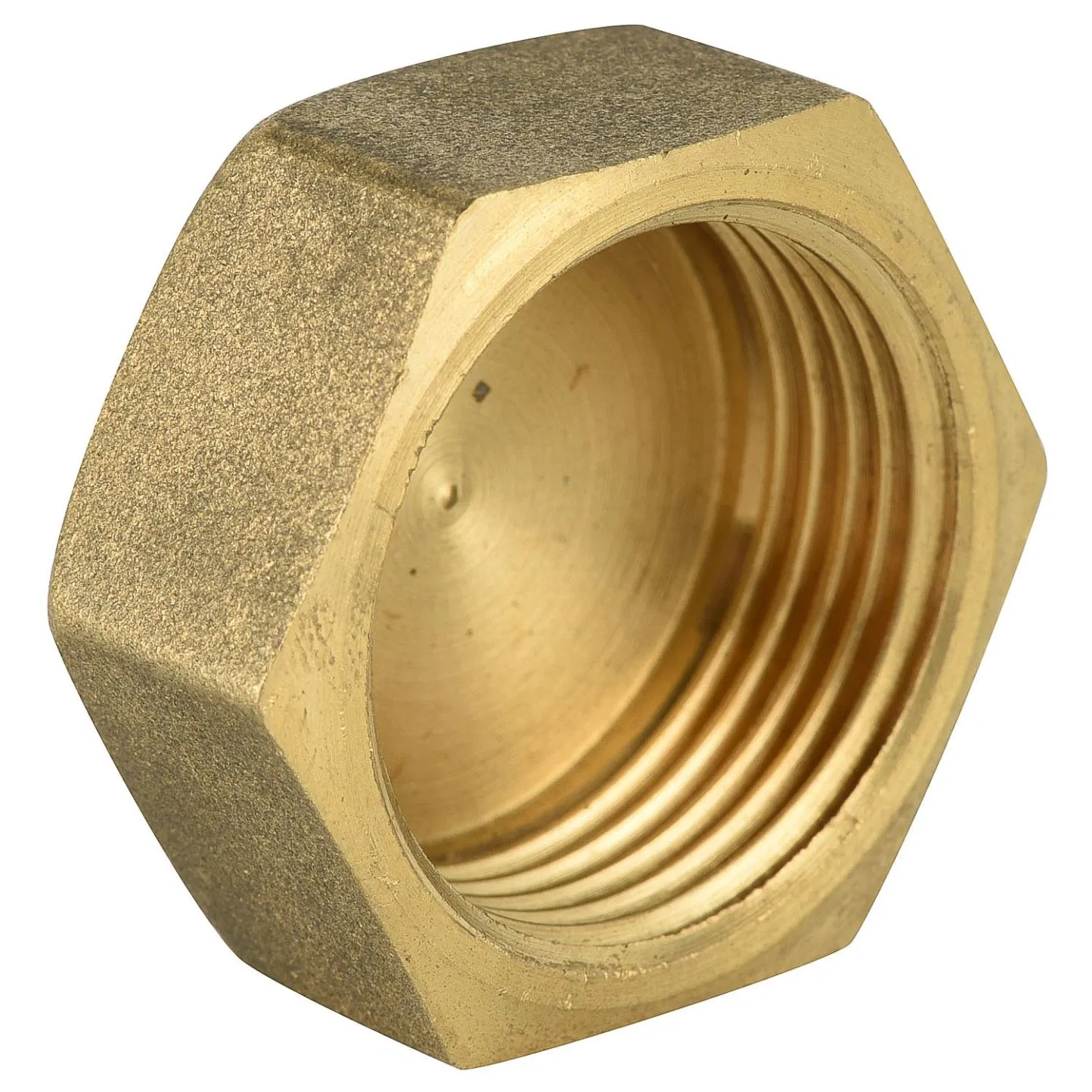 1/2" Brass Pipe Fittings Cap Thread with Bsp Thread