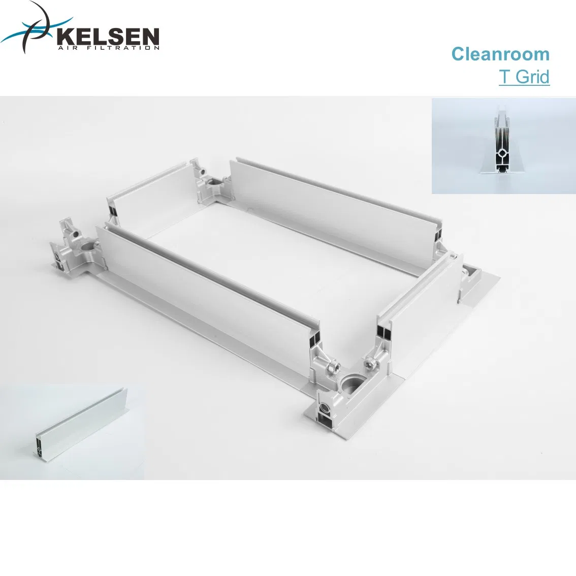 Cleanroom Room Side Replaceable Ceiling Joist T Grid Keel
