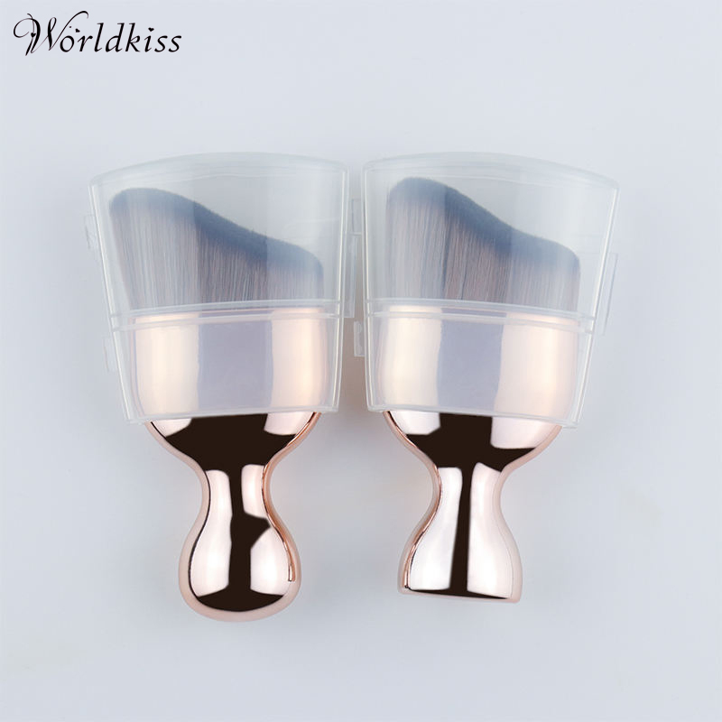 Portable Multifunction Synthetic Hair Custom Foundation Contour Blending Stippling Makeup Brush