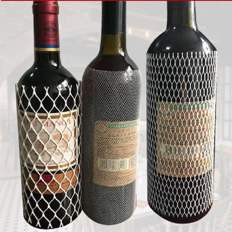 Polyethylene Protective Net for Wine Bottle, PE Bottle Netting