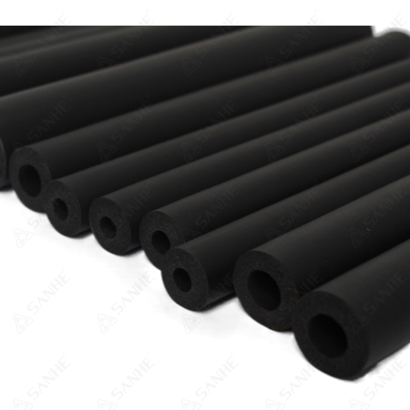 HVAC Air Conditioner Black Rubber Foam Tube Sh-1-1/8 Insulation Pipe for Copper Tube