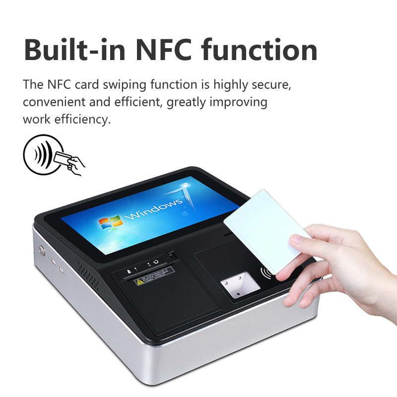 Horizontal 11.6inch Android POS System Terminal Cash Register Mahchine NFC Payment Touch Screen Smart PC Computer POS Software Scanner Printer