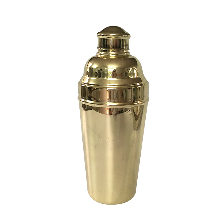 Шейкер для коктейлей металлический Premium Gold/Copper