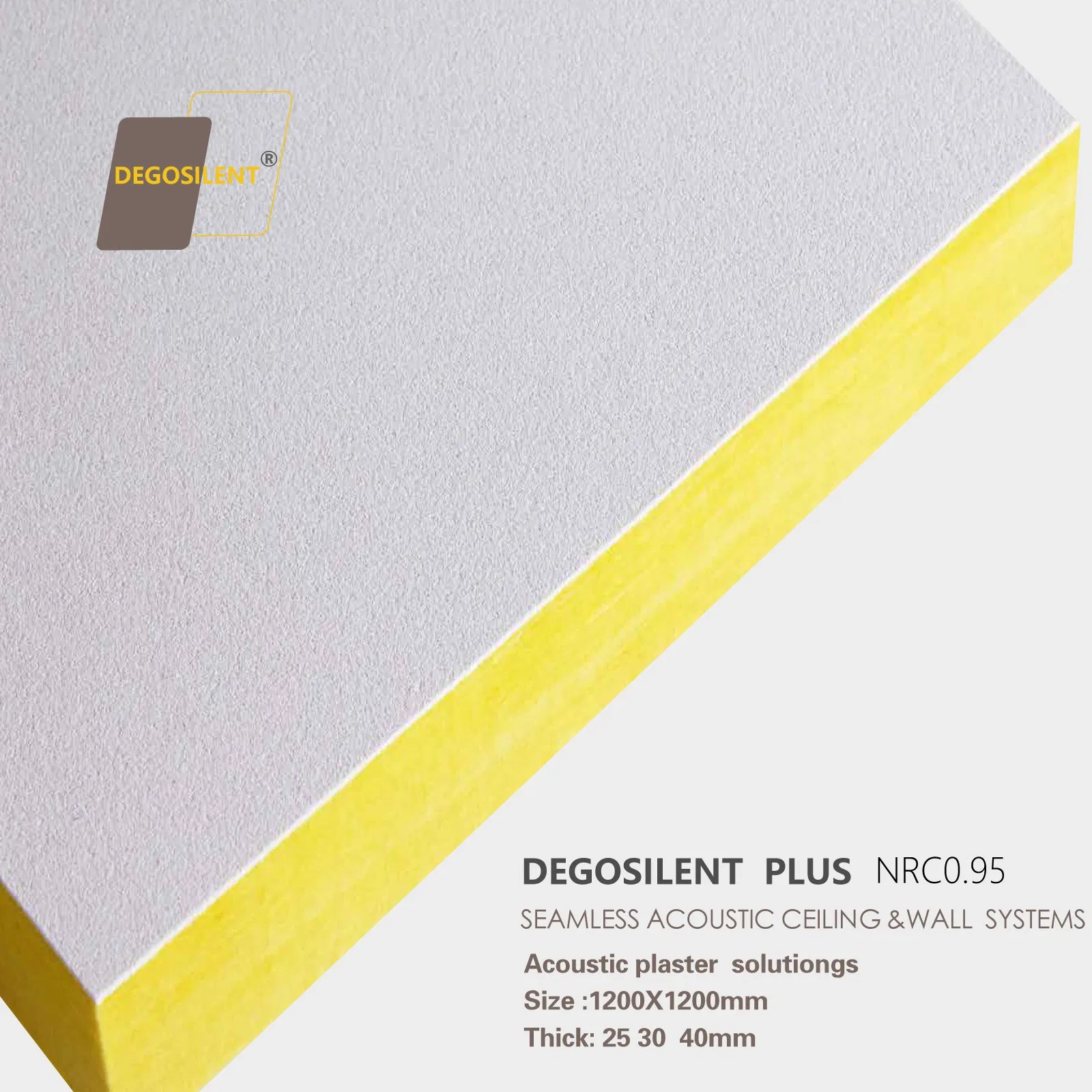 Seamless Acoustic Ceilings and Wall Seamless Sound Absorbing Acoustic Plaster System