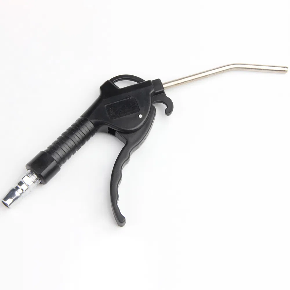 Xhnotion Pneumatic Tool Black Color Air Pressure Dust Blow Plastic Gun with 100mm Nozzle