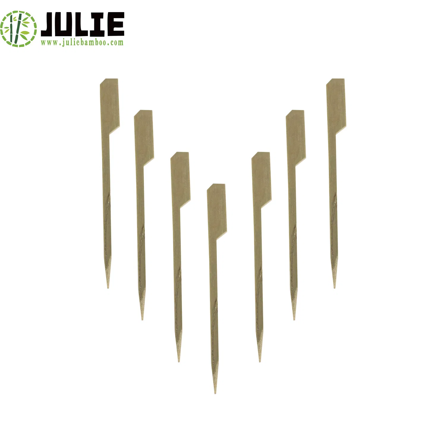 Food-Contacting Grade High Quality Paddle Skewer Gun Skewer BBQ Bamboo Skewer for Food Use