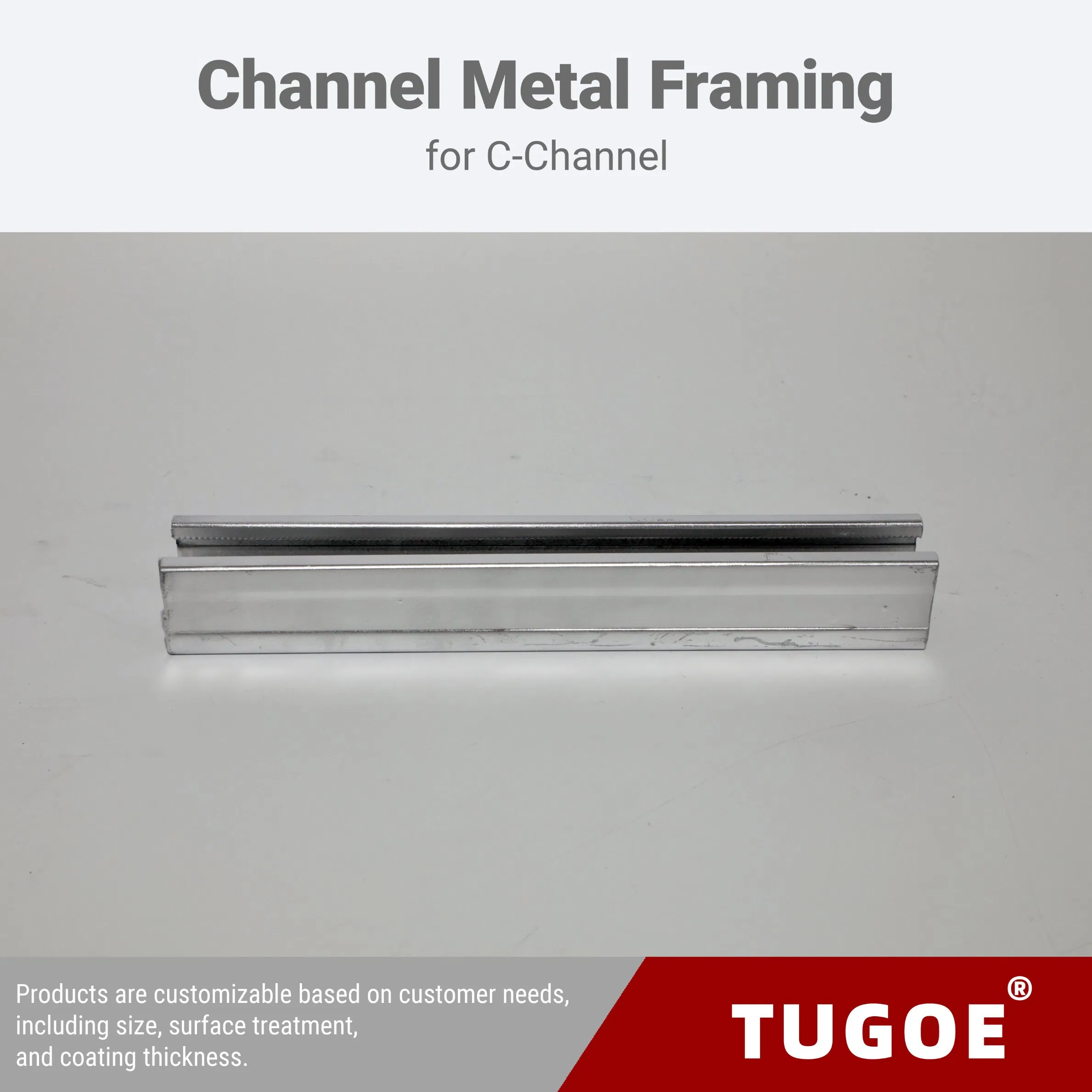 High Standard 1mm~3mm Easy Install Durable Single C Channel for House Construction