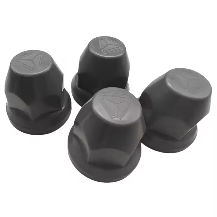 33mm Screw-On ABS Chrome Lug Nut Covers for Truck Wheels