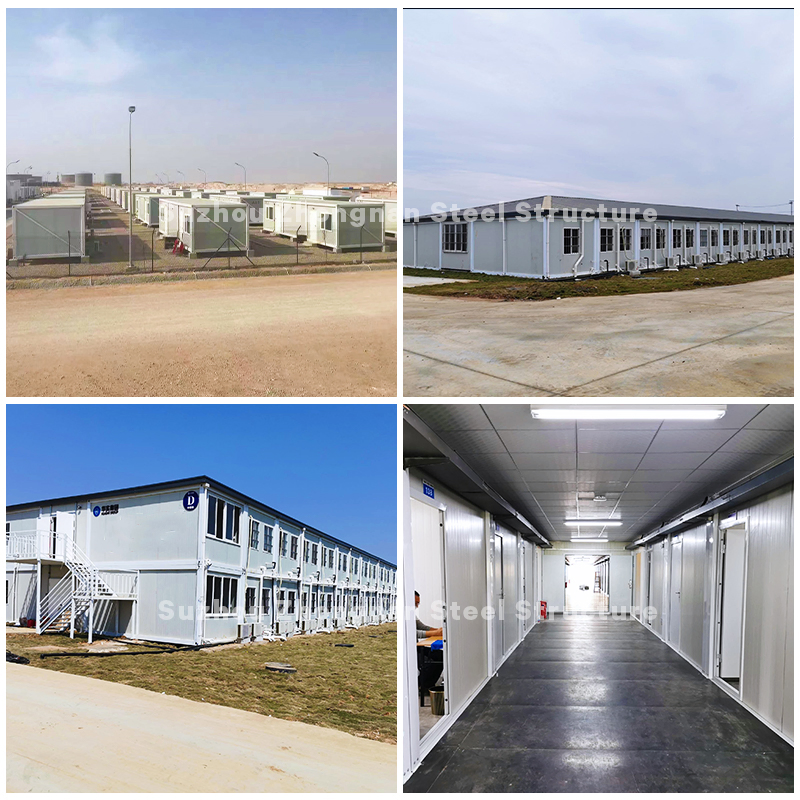 Green and Safe Flat Pack Three Story Container Steel Structure Building Prefabricated Hospital