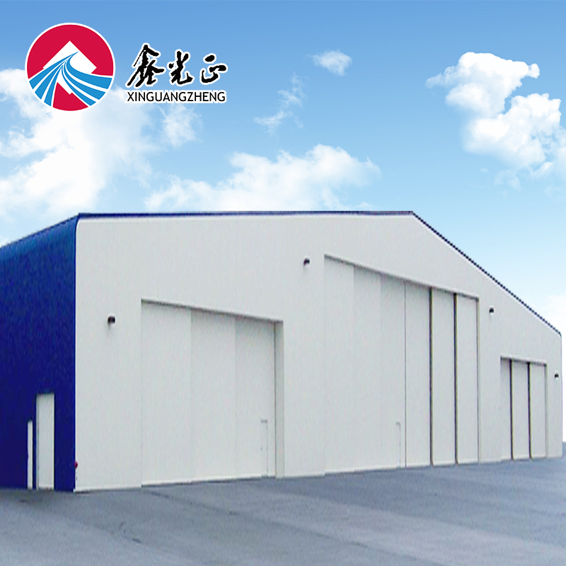 Prefabricated Steel Structure Warehouse Truck Car Shed Aircraft Hangar