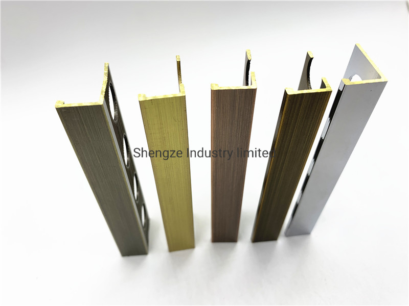 Metal Aluminum Tile Corner Edging Trim for Ceramica Floor Wall