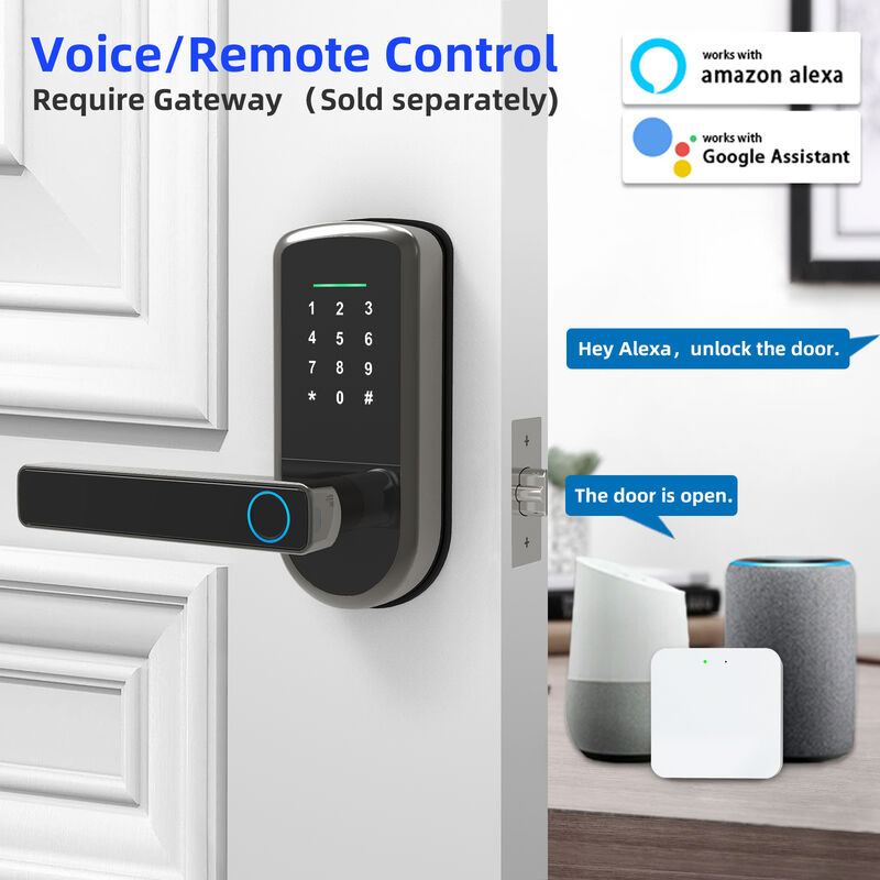 Digital Tuya Inteligentes WiFi Keys Apartment Fingerprint Smart Door Lock