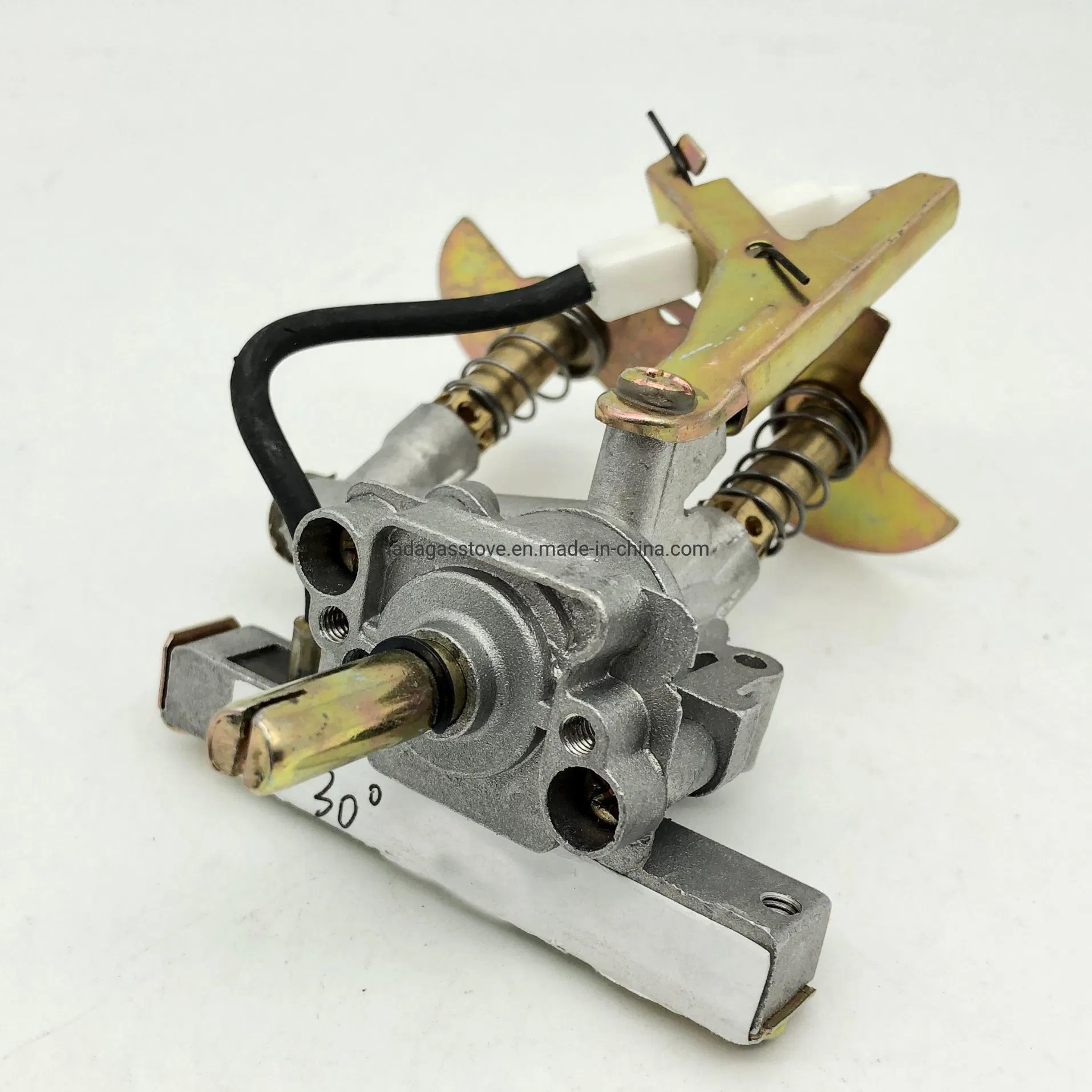 Stove Parts Kitchen Cooker Component Valve Body 30 Degree Automatic Piezo Ignition