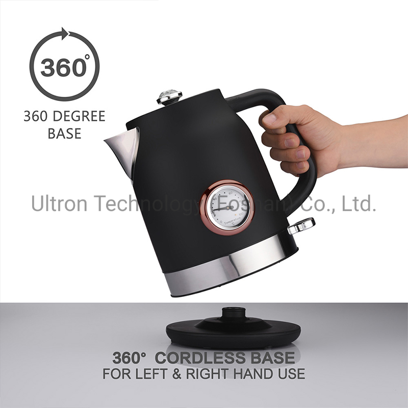 Stainless Steel Kettle and 4-Slice Toaster Set with Home Appliance