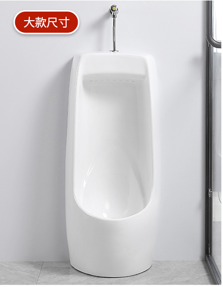 2024 Hot Sale Hotel and Shopping Mall Public Wc S Trap Floor Standing Urinal Ceramic Urinal with Hand Pressed Flusher or Sensor Flusher