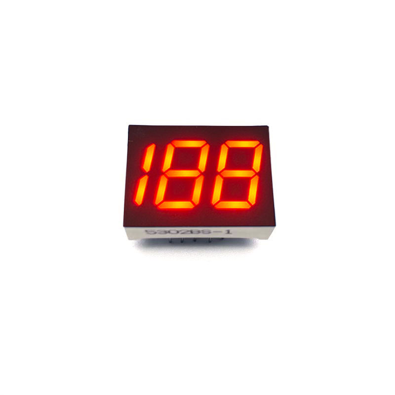 Светодиодный 7-сегментный дисплей 0.5 дюйма, красный