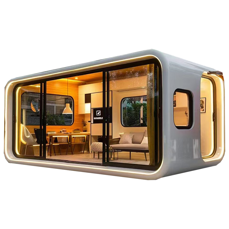 China Professional Supplier Prefab Modular Detachable Portable Mobile 20FT 30FT 40FT Apple Cabin House for Yoga Studio Gym Pod Fitness Exercise Space House
