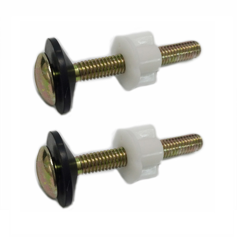 Toilet Seat Bolts Screws Toilet Tank Fitting Hinge Bolts Plastic Nuts Replacement Parts Toilet Bolts