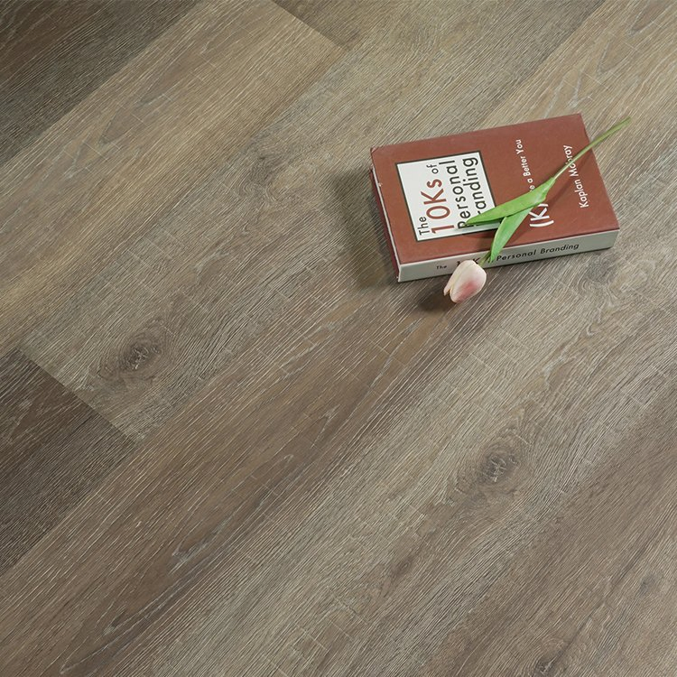 Glossy Stone Plastic Spc Flooring 8mm Waterproof Modern Click Hybrid Floor