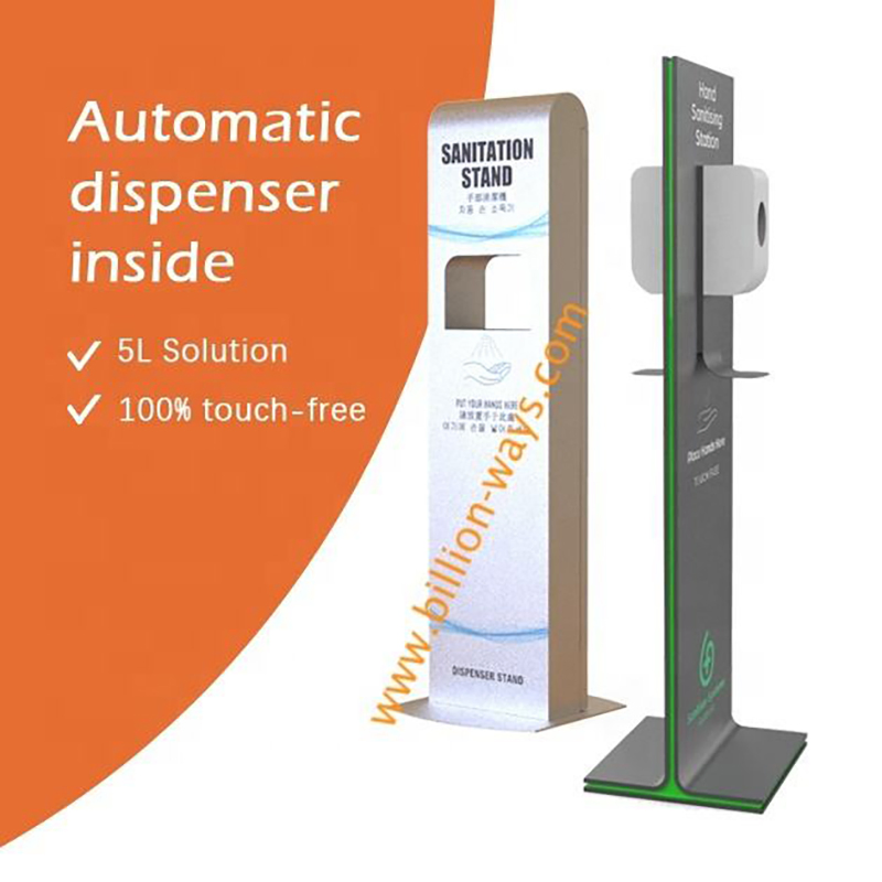 Adjustable Sanitizer Dispenser Stand for Public Spaces and Events