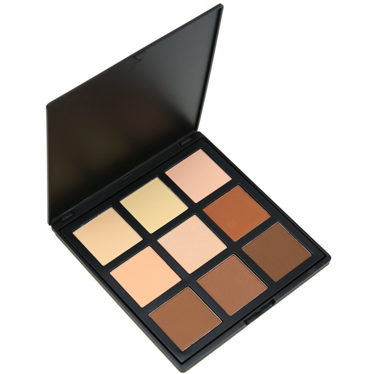 Hot Sale High Quality Powder 9 Colors Repairing Concealing Highlighter Private Label