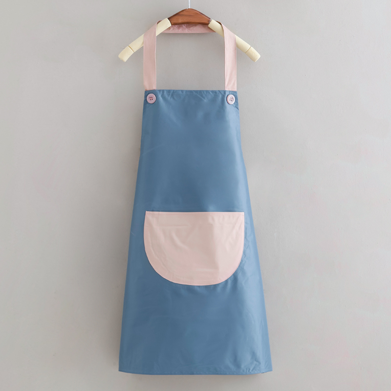 Thicken Oxford Work Tool Aprons Kitchen Chef Apron with Pockets for Restaurant Coffee Shop Gardening