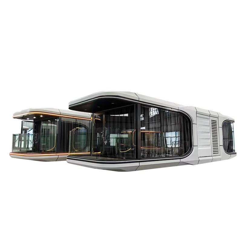 Factory Price Steel Structure Modern Mobile Home with Kitchen Modular Capsule House