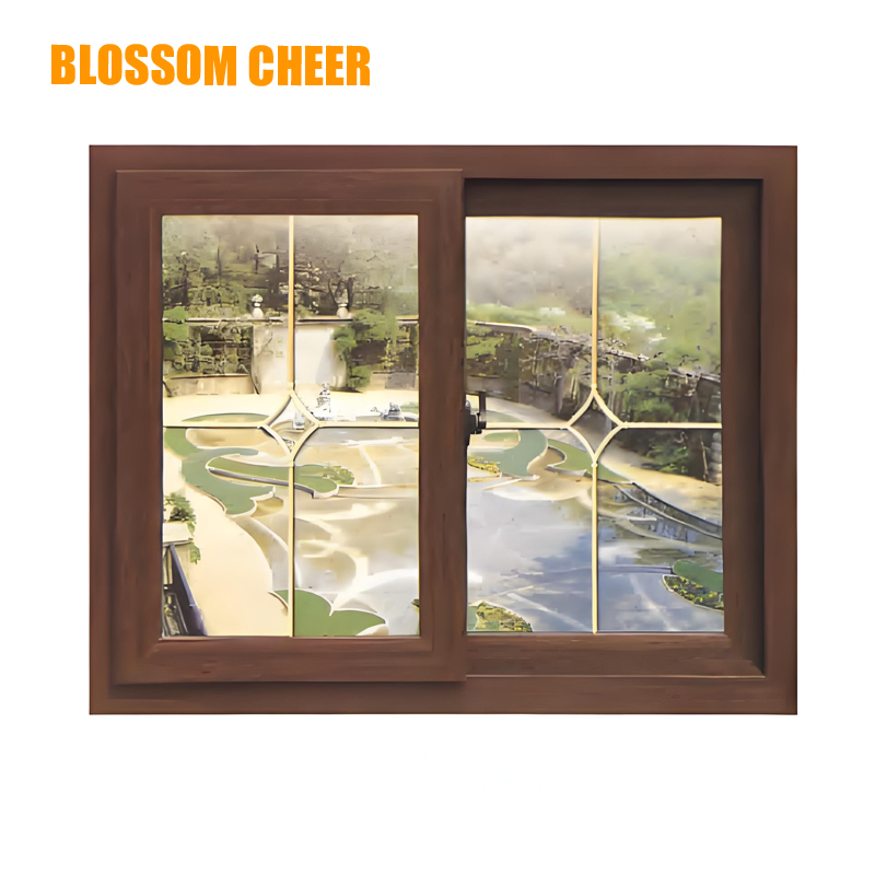 Durable Two-Track Push-Pull UPVC Window with Enhanced Security Features