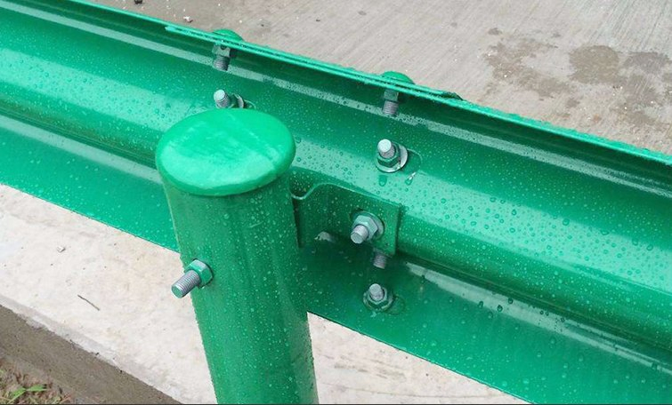 Galvanized Steel W-Beam Roadway Highway Guardrails Crash Barriers
