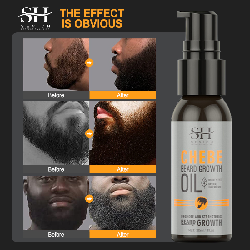 Hot Selling Softens Strengthens Chebe Hair Growth Beard Men Care Growth Beard Oil