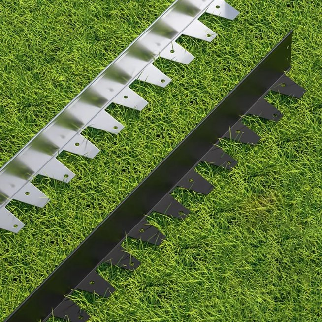 10cm Height New Flexible Decorative Plastic Corrugated Lawn Edge Garden Isolation Grass Stone