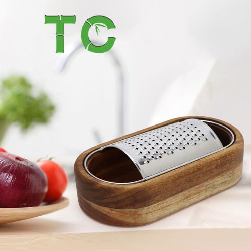 Деревянная терка для сыра из нержавеющей стали