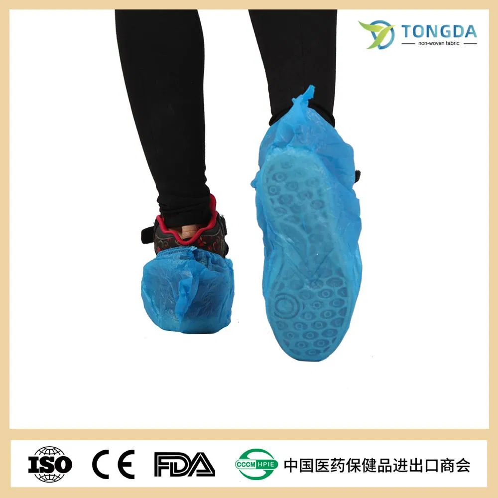 Disposable CPE Shoecover plastic waterproof shoe cover