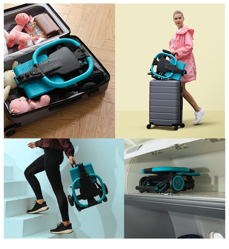 Wholesale High Quality Popular Push Chair Folding Baby Stroller with Rain Cover