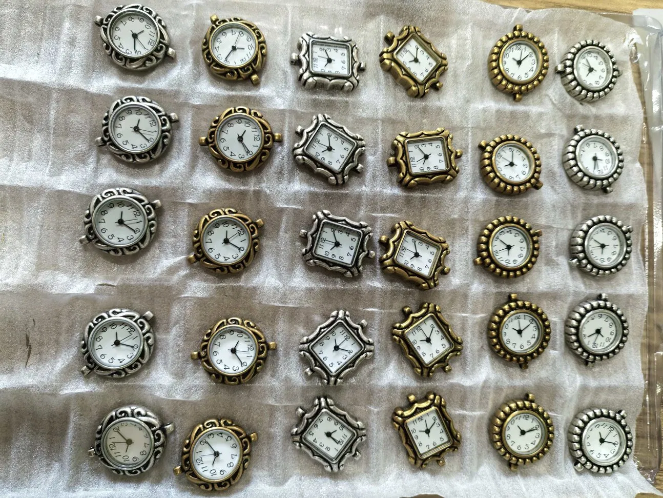 Vintage Watch Head Compatible with Beaded Chains DIY Jewelry Watch