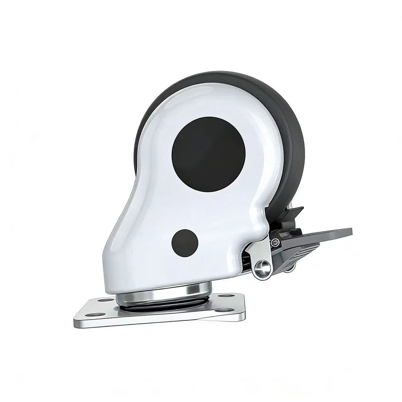 Silent, Wear-Resistant, Rust-Proof, Galvanized Threaded Rod Casters, Anti-Tangle Medical Silent Casters