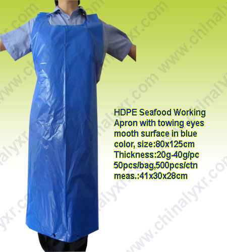 New Design Disposable PE Apron PVC Waterproof Apron