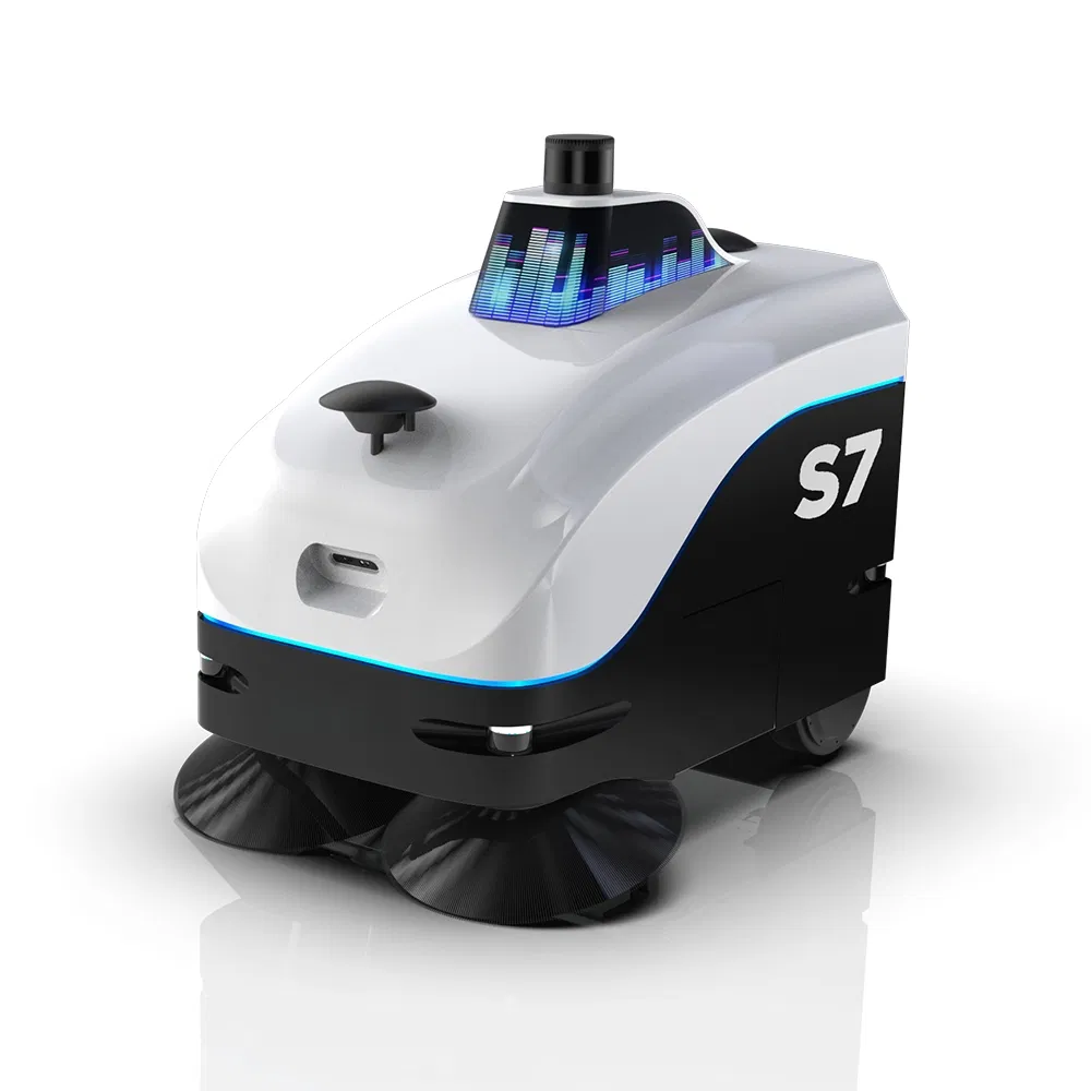 Ai Intelligent Recognition Autonomous Cruising and Cleaning Municipal Road Sweeping Cleaning Robot Unmanned Road Cleaning Machine