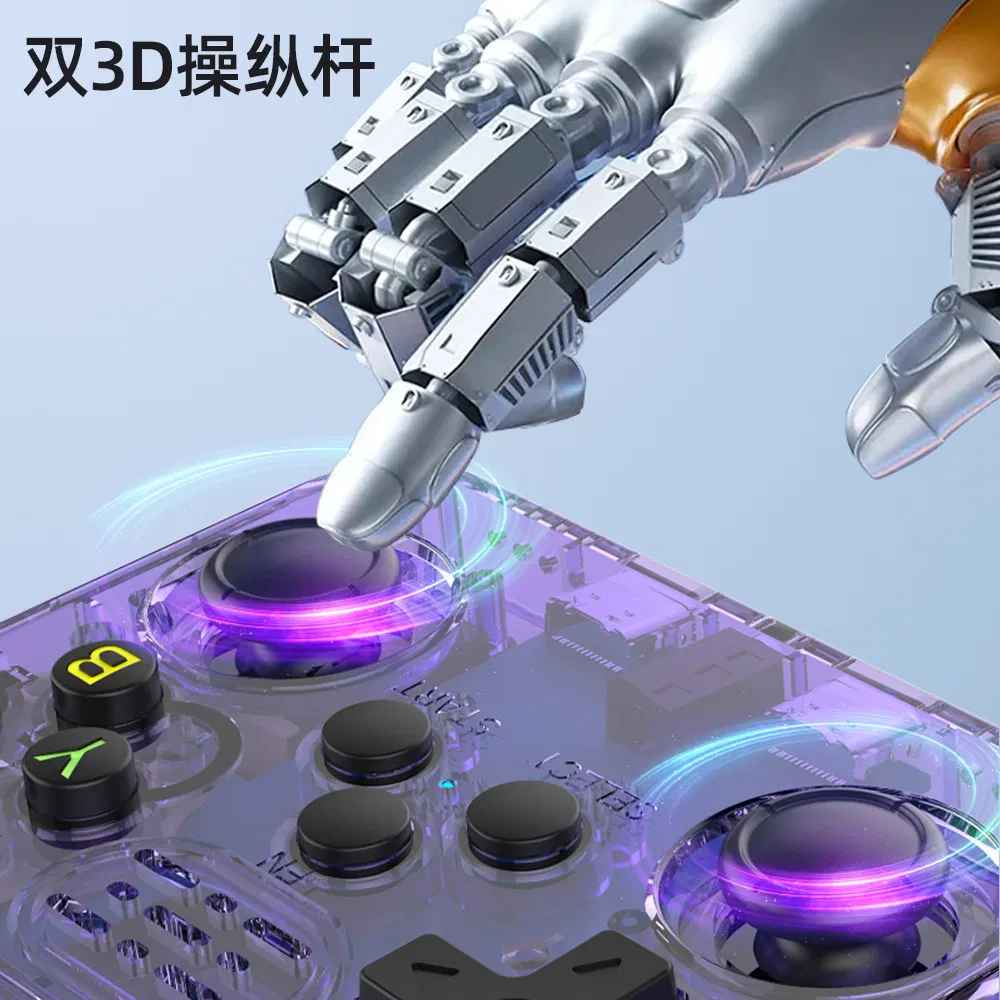 New R36s Open Source Handheld Game Console, Nostalgic Retro 3D Dual System Portable Video Game Player